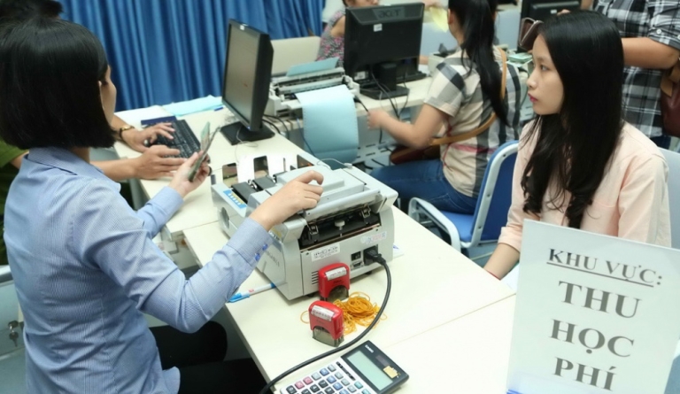 thu học phí sinh viên