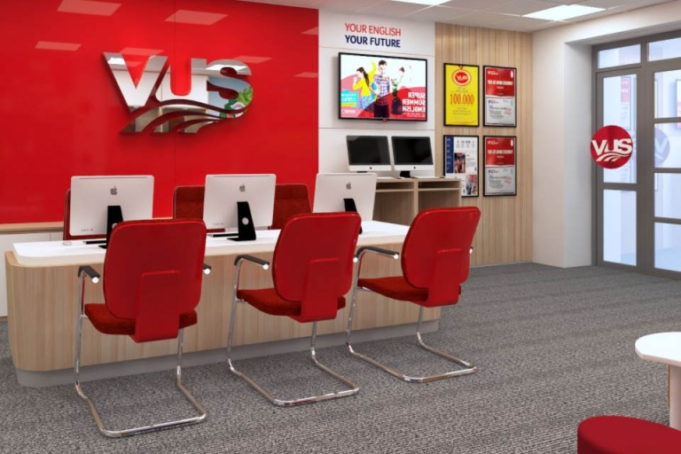 Cơ sở vật chất rộng rãi, thoải mái tại VUS Bình Dương