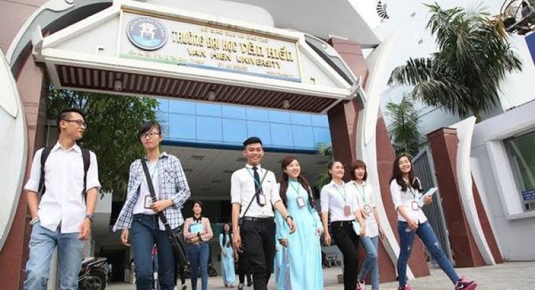 Sinh viên đại học Văn hiến (Nguồn: giaoduc)