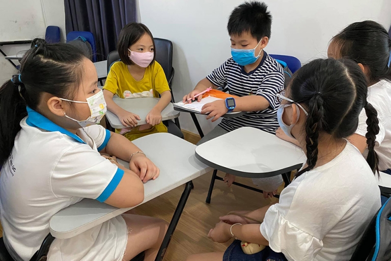 Học viên nhí tại trung tâm (Nguồn: VASA)