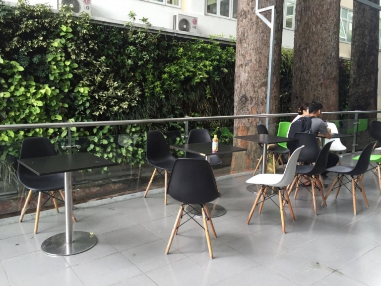 Một góc căn tin trường Đại học Kiến Trúc