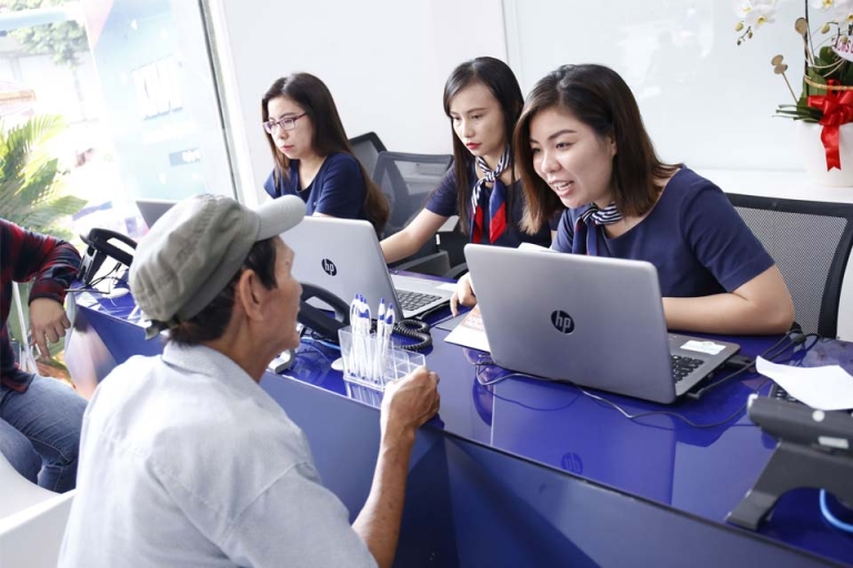 đội ngũ tư vấn nhiệt tình là điểm cộng lớn của anh ngữ VATC