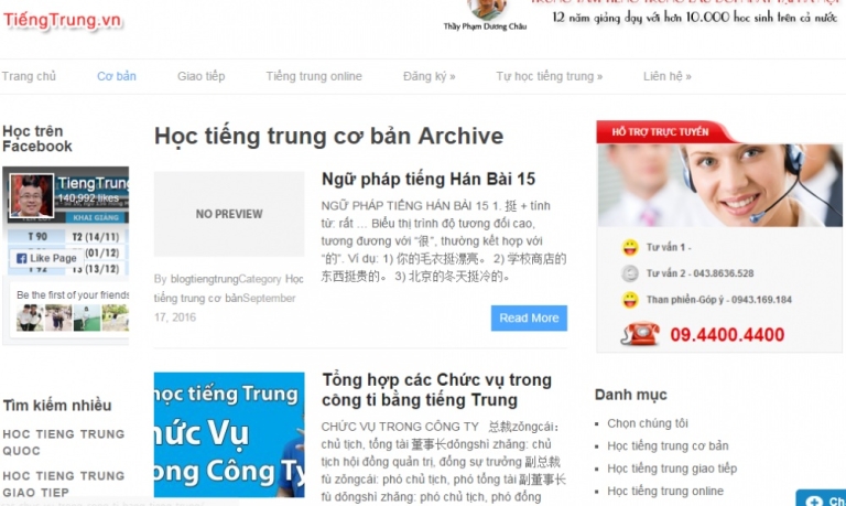 blog tieng trung