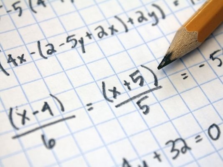 handwriting, math