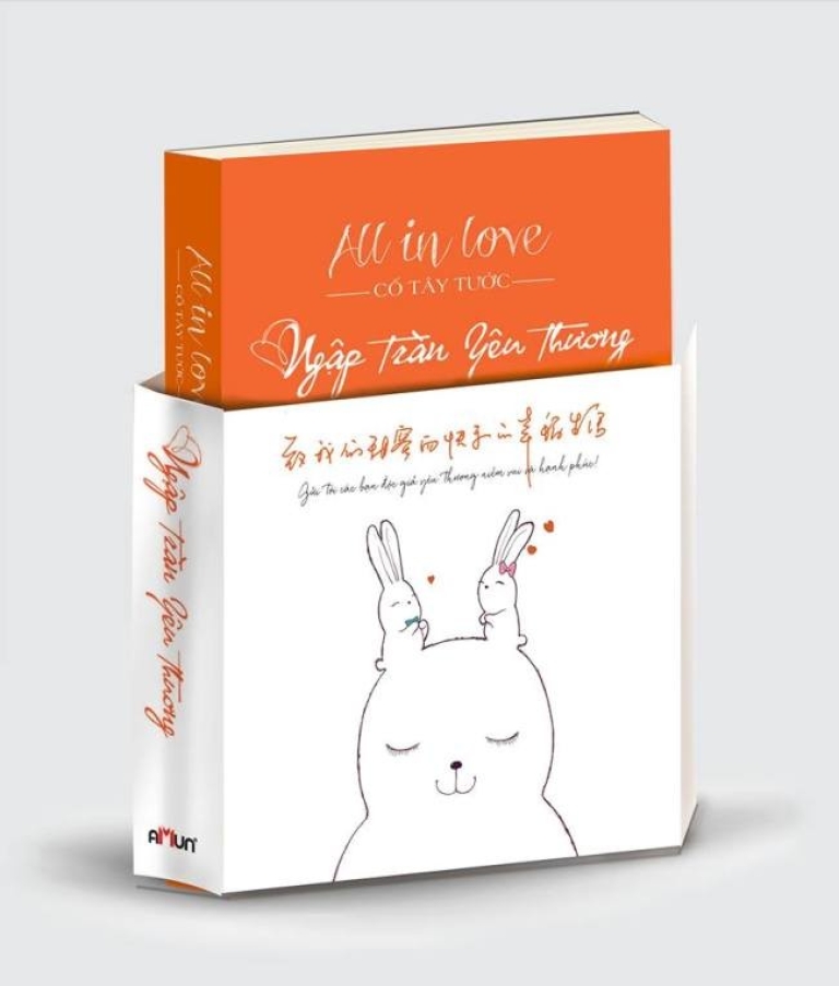 Bìa truyện All in love xuất bản ở Việt Nam