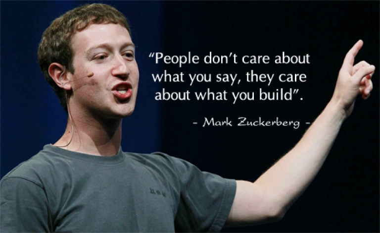 Học tiếng anh qua những câu nói nổi tiếng của Mark Zuckerberg