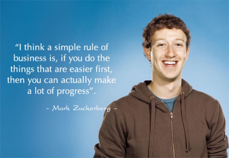Học tiếng anh qua những câu nói nổi tiếng của Mark Zuckerberg