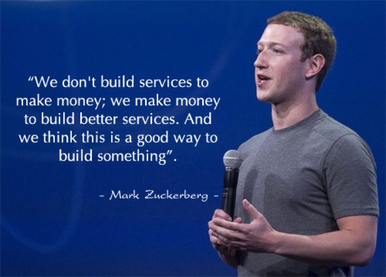 Học tiếng anh qua những câu nói nổi tiếng của Mark Zuckerberg