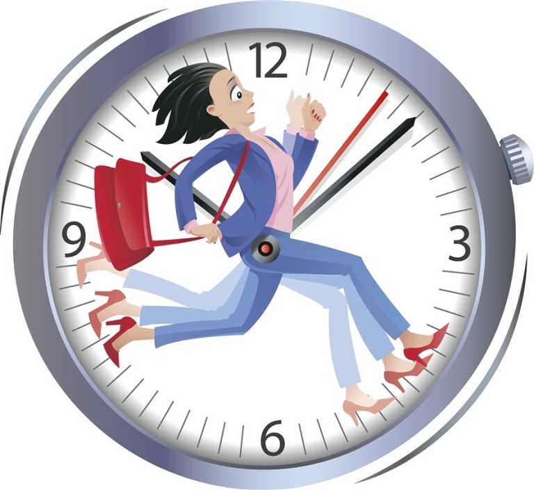 rush, hurry