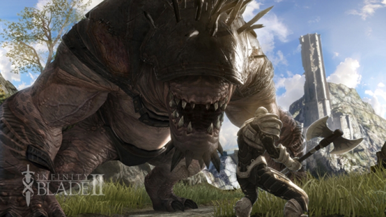Infinity Blade II là một sự hào nhoáng sánh vai cùng iPhone 4S
