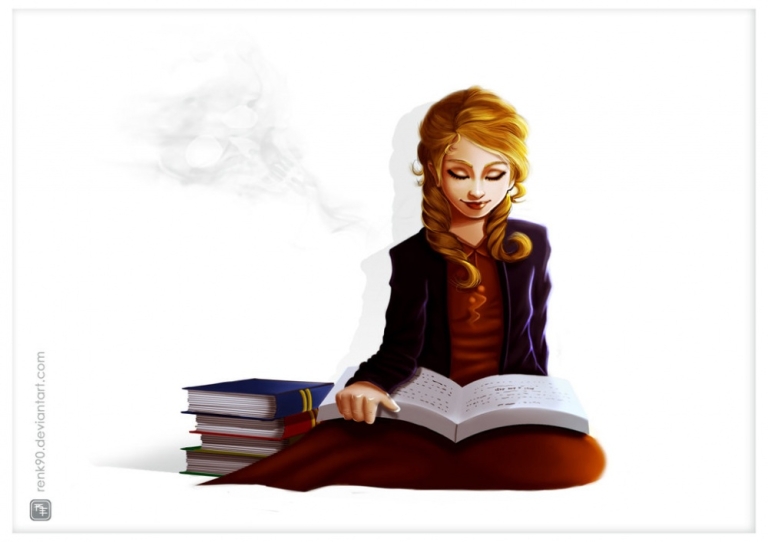 Tạo hình Liesel Meminger. Minh họa bởi RenanMoraes