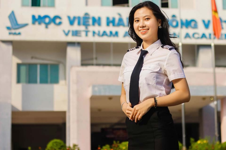 trường học viện hàng không mới được xây dựng