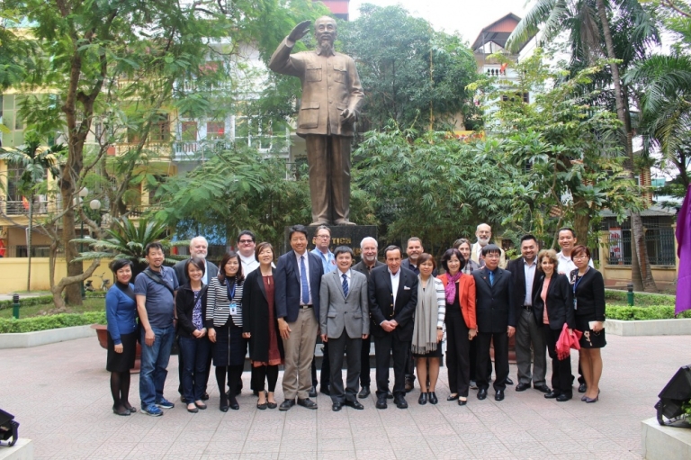 Khuôn viên trường Đại học Công Đoàn