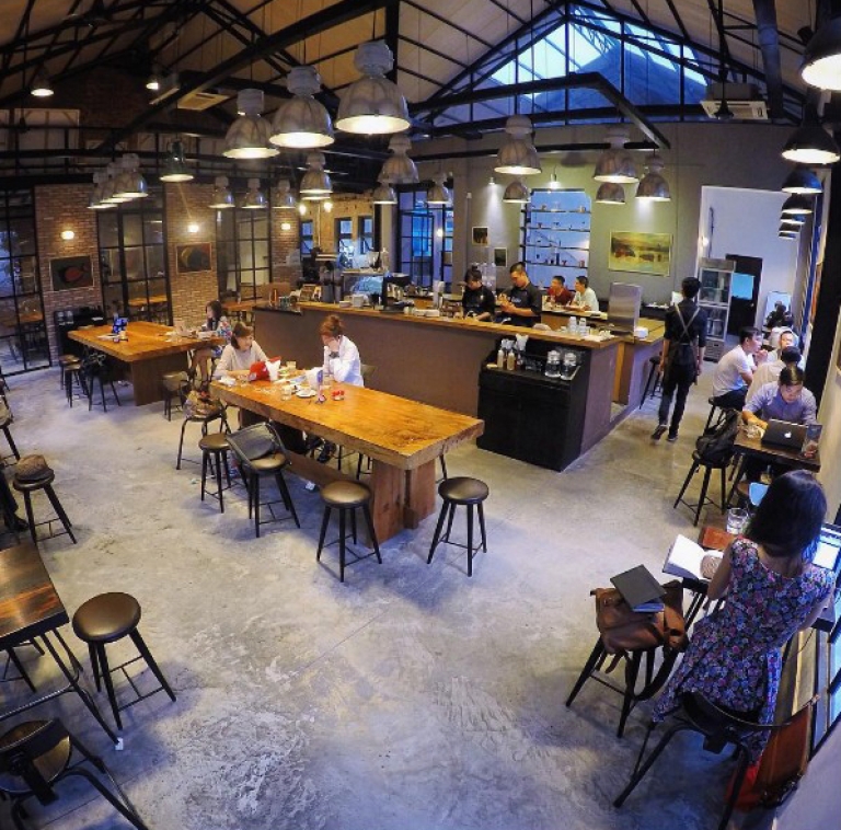 Quán cà phê The Workshop cho dân “chuyên nghiệp” vừa học tập, vừa làm việc, vừa thưởng thức và vừa có thể học cách làm cà phê