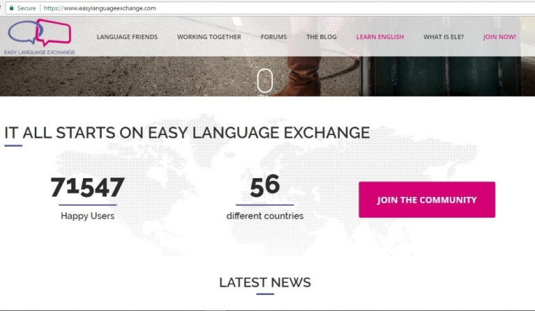 easy language exchange