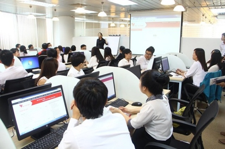 Một buổi học của sinh viên ngành Khoa học máy tính