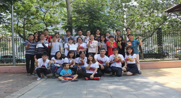 Các hoạt động ngoại khóa của Jaxtina giúp học viên có môi trường để thực hành tiếng Anh (Nguồn: Anh ngữ Jaxtina)