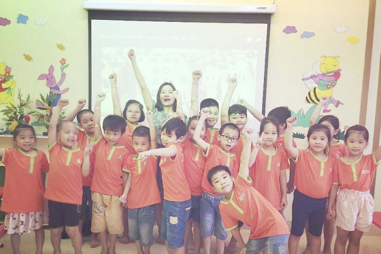 Học viên E-Kids trong một giờ học (Nguồn: Ekids)