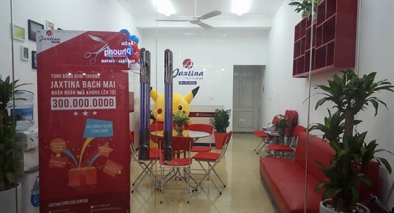Một cơ sở của trung tâm Anh ngữ Jaxtina (Nguồn: Anh ngữ Jaxtina)