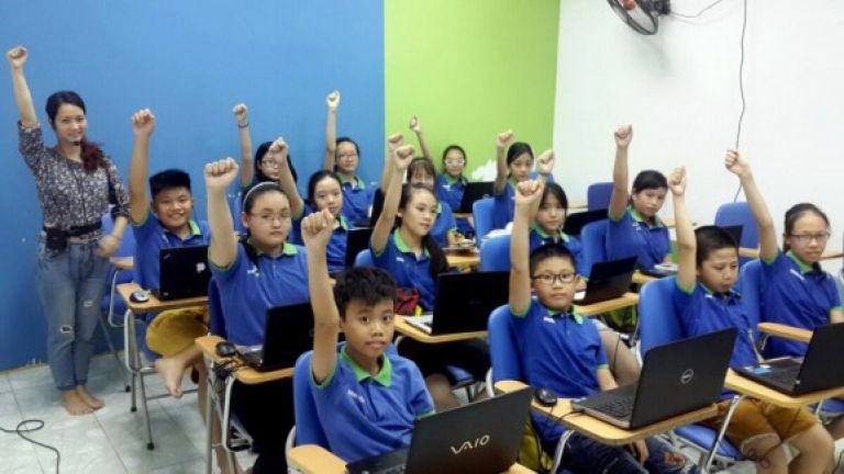 Một lớp học của trung tâm English House (Nguồn: English House)