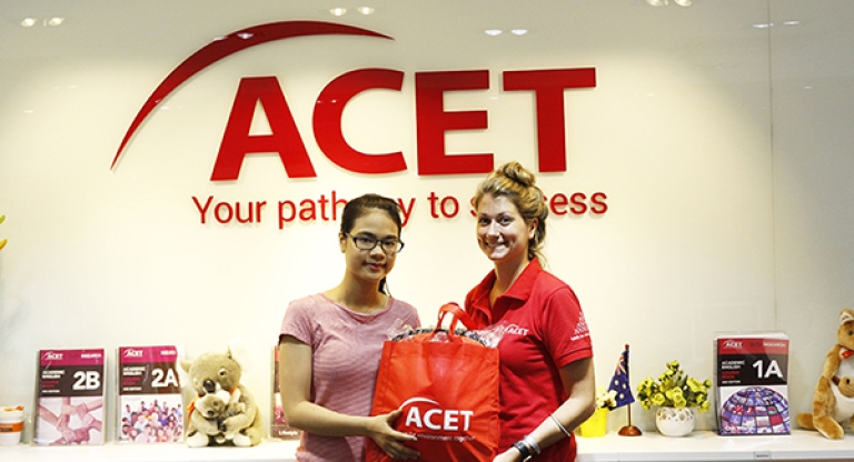 Một bạn học viên tại ACET (Nguồn ACET)