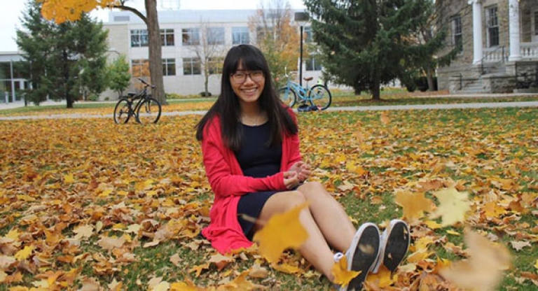 Đoàn Khuê Anh Trang, học viên IvyPrep đạt học bổng Đại học Lawrence 35.000 (Nguồn: IvyPrep)