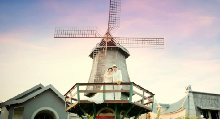 Bối cảnh đẹp trong phim trường (Nguồn: Dealtoday)