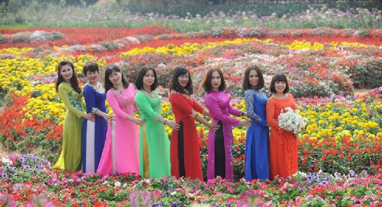 Các loại hoa rất phong phú (Nguồn: Việt Nam mới)