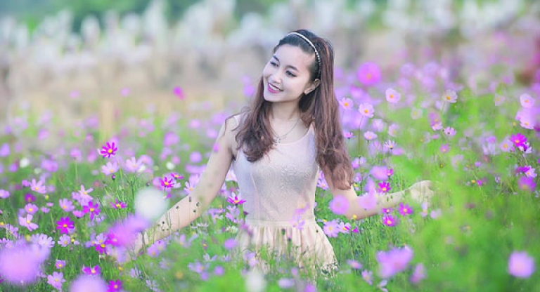 Vẻ đẹp dịu dàng của hoa cánh bướm (Nguồn: Nét đẹp Hà Nội)