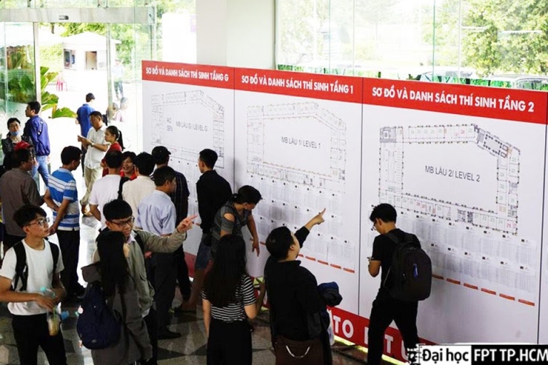 Hàng ngàn thí sinh tham gia kỳ thi học bổng tại trường Đại học FPT TP. HCM (Nguồn: FPT University HCM)