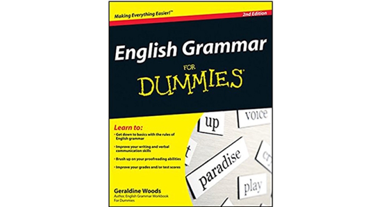 English Grammar for Dummies là sách nổi tiếng về văn phạm tiếng Anh (Nguồn: Web education)