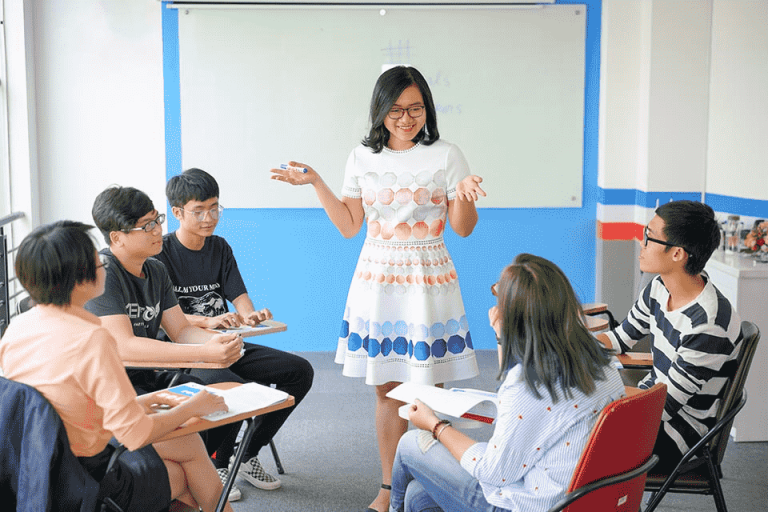 Hình ảnh một lớp học tại ArrowEnglish