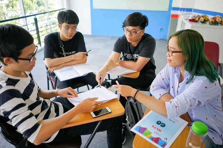 Không khí học tập thân thiện, ấm cúng tại ArrowEnglish