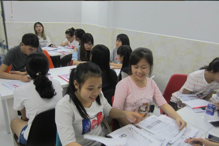  Một cảnh lớp học tại trung tâm MIFA English( Nguồn: MIFA English)
