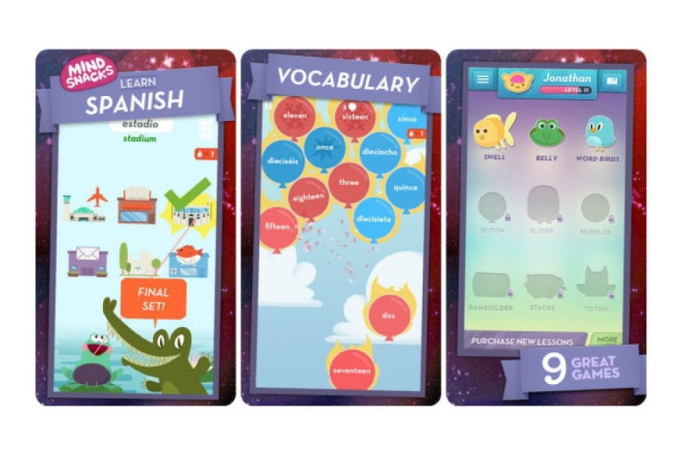 Học tiếng Anh cùng Mindsnack