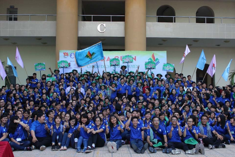 Lễ ra quân chiến dịch Mùa hè xanh ở Đại học Sư Phạm TP.HCM