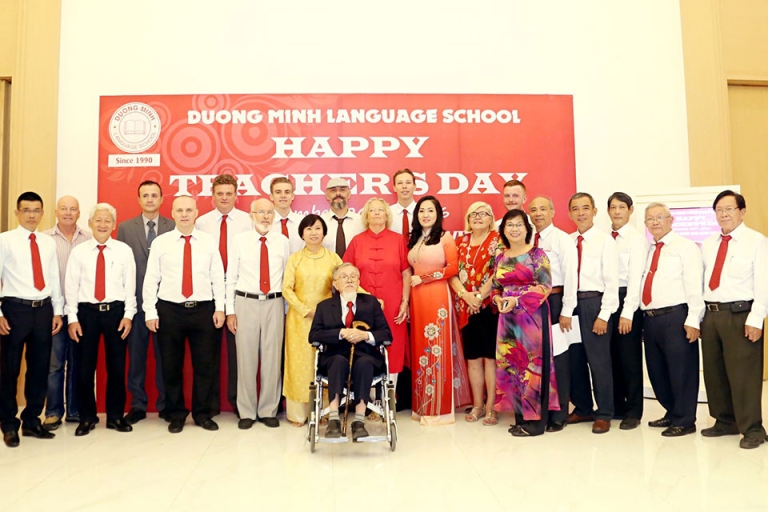 Đội ngữ giảng viên của trung tâm ngoại ngữ Dương Minh
