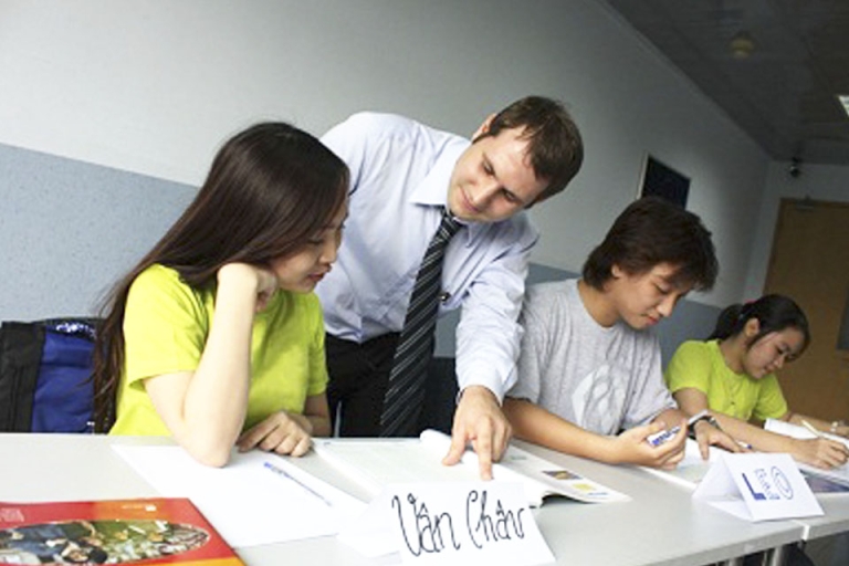 Giờ học giao tiếp tại trung tâm AMA (Nguồn: AMA)