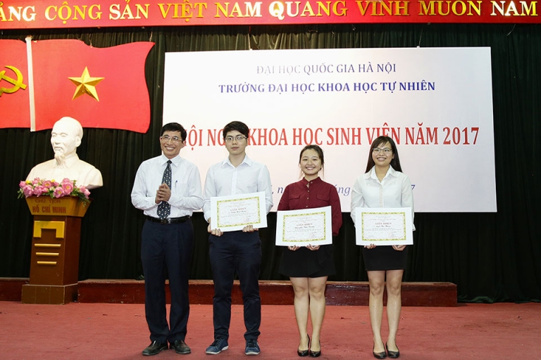 Hội nghị khoa học sinh viên năm 2017 của trường (Nguồn: vnu)