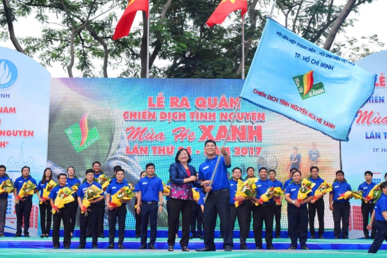 Chiến dịch tình nguyện mùa hè xanh diễn ra hằng năm