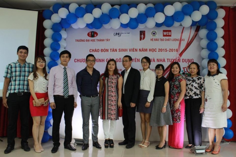 Hội thảo giữa nhà tuyển dụng và Đại học Thành Tây (Nguồn: AMUN Việt Nam)