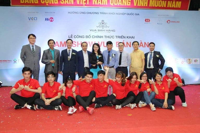 Sinh viên Đại học Nguyễn Trãi trong chương trình Vua bán hàng (Nguồn: NTU)