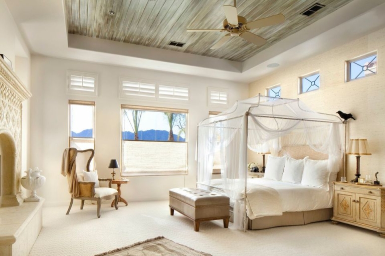 Giường Canopy mang vẻ đẹp cổ điển, nữ tính (Nguồn: Không Gian Đẹp)