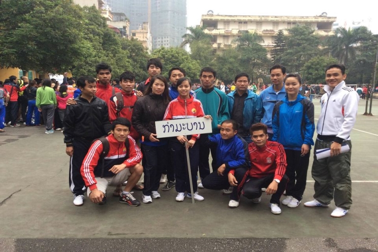 Sinh viên Việt Nam và lưu học sinh lào tại Đại học Công đoàn