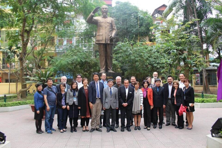 Lãnh đạo Đại học Công đoàn và đoàn đại biểu từ Mỹ