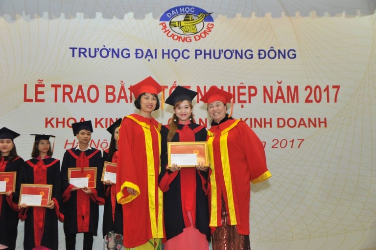 Lễ tốt nghiệp của sinh viên Đại học Phương Đông (Nguồn: Đại học Phương Đông)