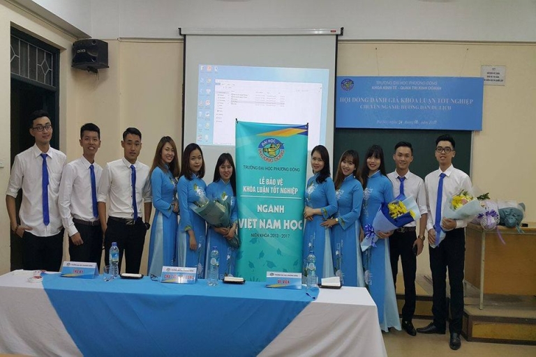 Lễ bảo vệ Đồ án, Khóa luận tốt nghiệp của sinh viên Đại học Phương Đông (Nguồn: Đại học Phương Đông)