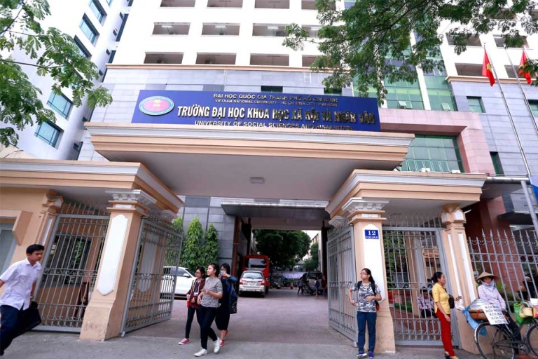 Trụ sở trung tâm Ngoại ngữ Đại học Khoa học Xã hội và Nhân văn