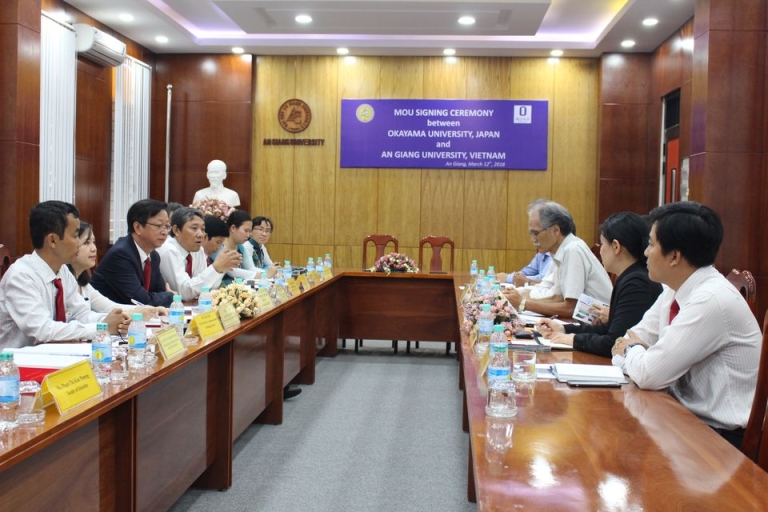 Đại học An Giang ký kết hợp tác với Đại học Okayama