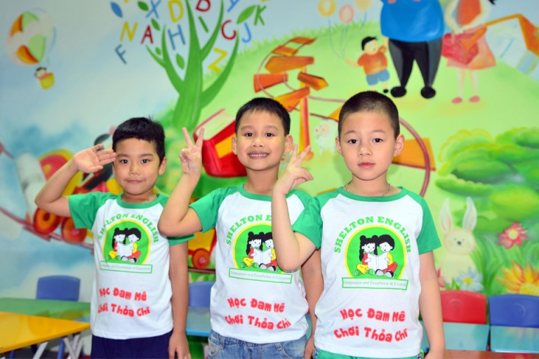 Lớp học tiếng Anh sôi động tại Shelton (Nguồn: Trung tâm ngoại ngữ Shelton)